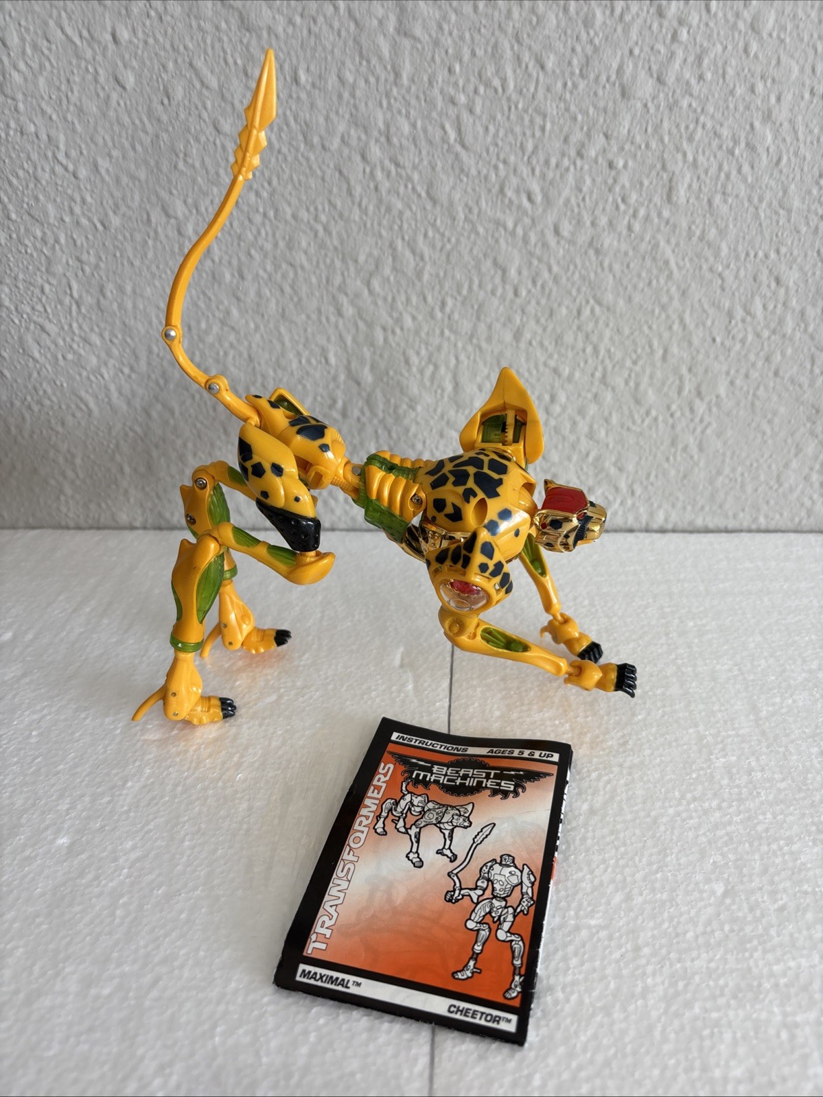 Transformers Beast Machines Modellino Heroic Maximal Cheetor Hasbro 