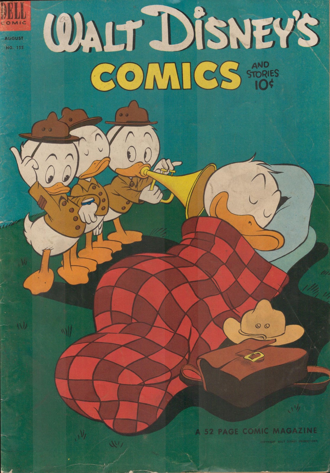 53148: DELL COMICS WALT DISNEY’S COMICS AND STORIES #155 VG Grade