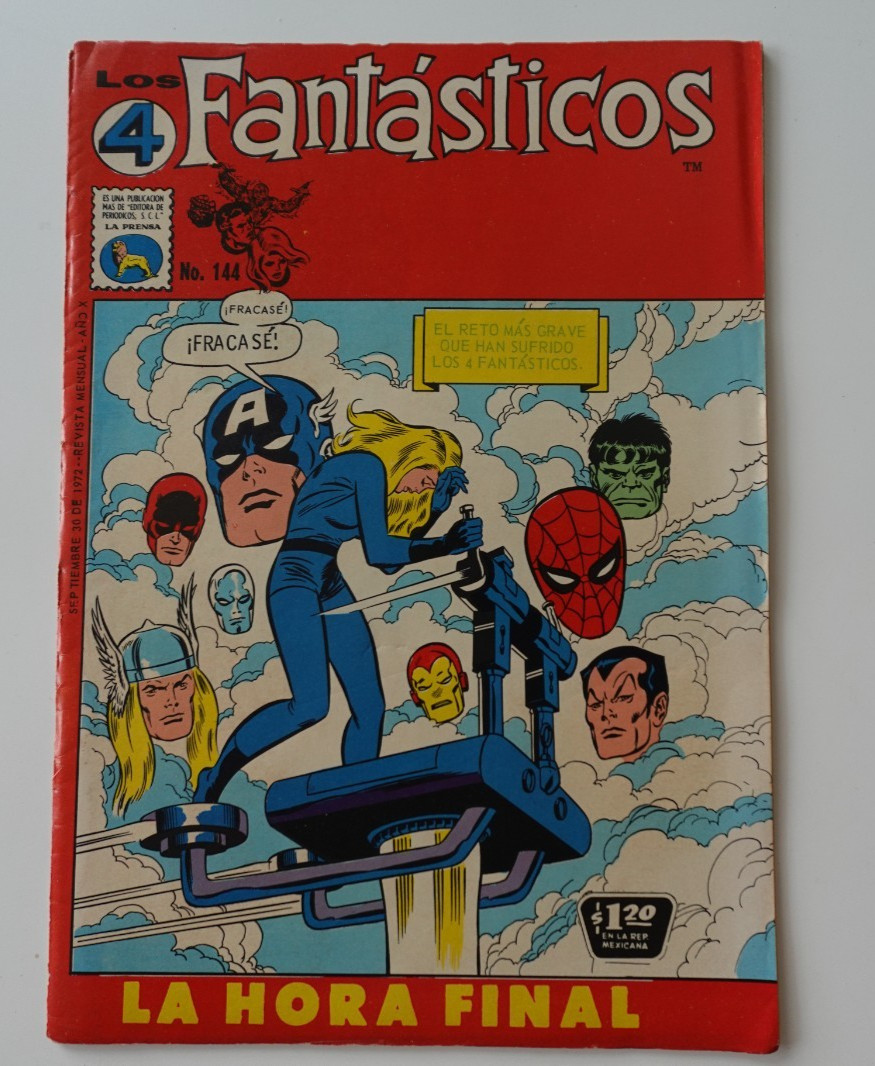 Cómic E. LA PRENSA/MESSICO 4 FANTASTICI " 1972 #144
