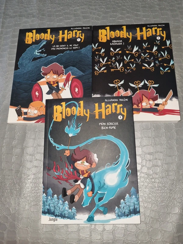 Lot de 3 BD Bloody Harry