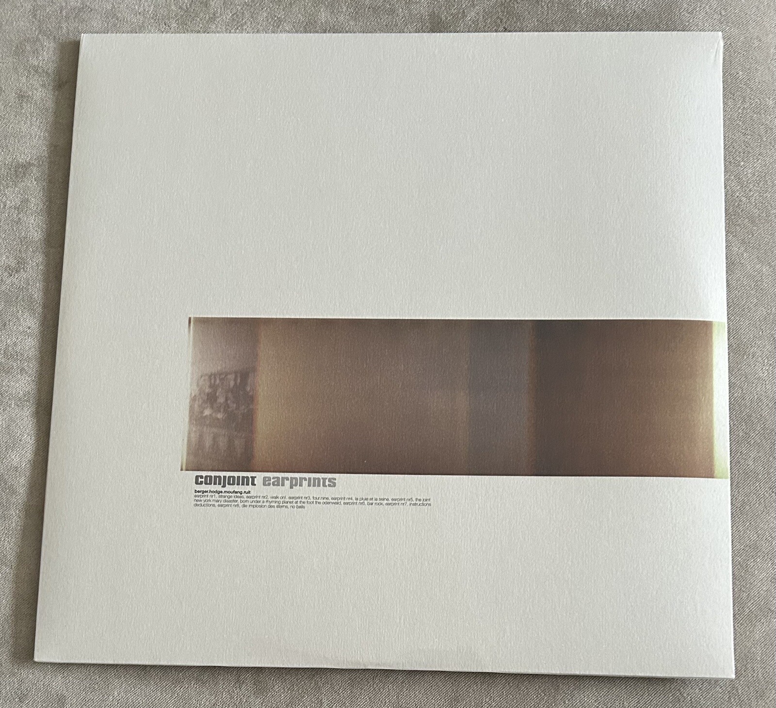 Conjoint - Earprints Vinyl LP - New / Sealed 