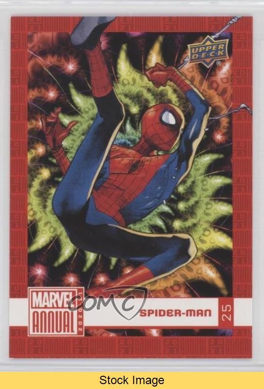 Upper Deck Marvel Annual Fractal Spider-Man 2020-21 #25 LEGGI 09q5