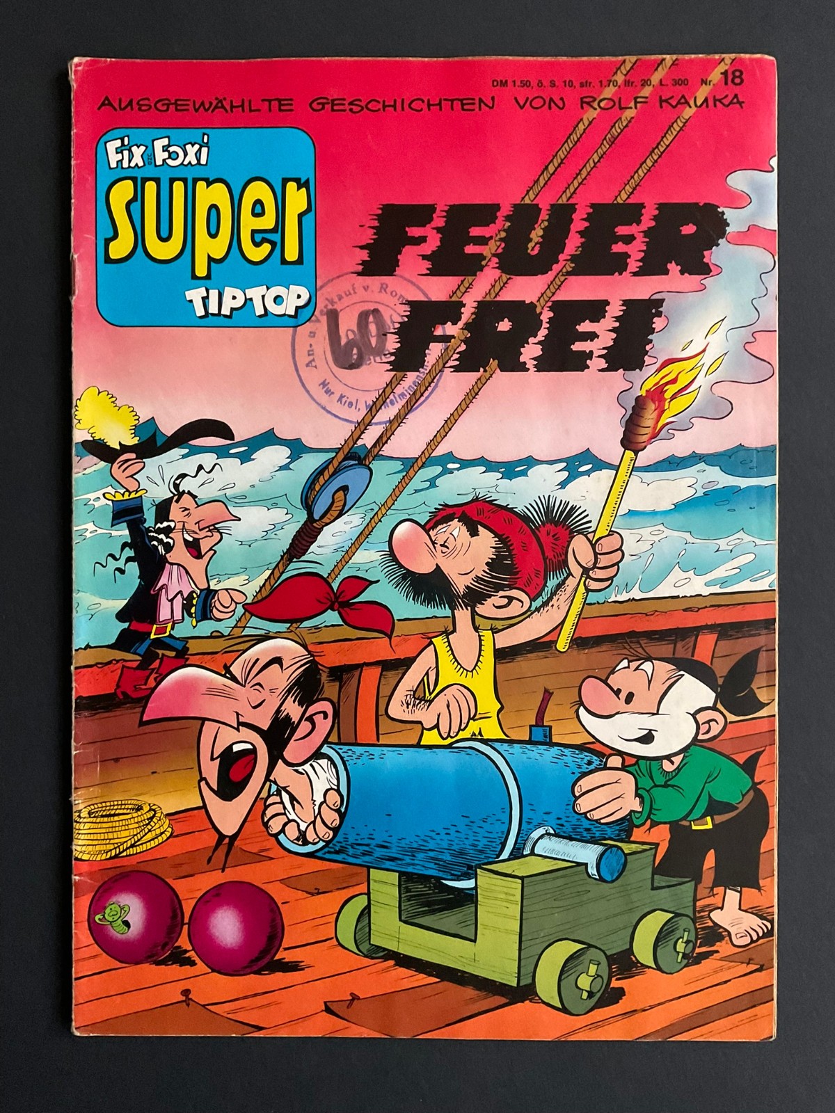 SUPER TIP TOP, n.18, Old Nick (barba nera), GEVACUR 1968