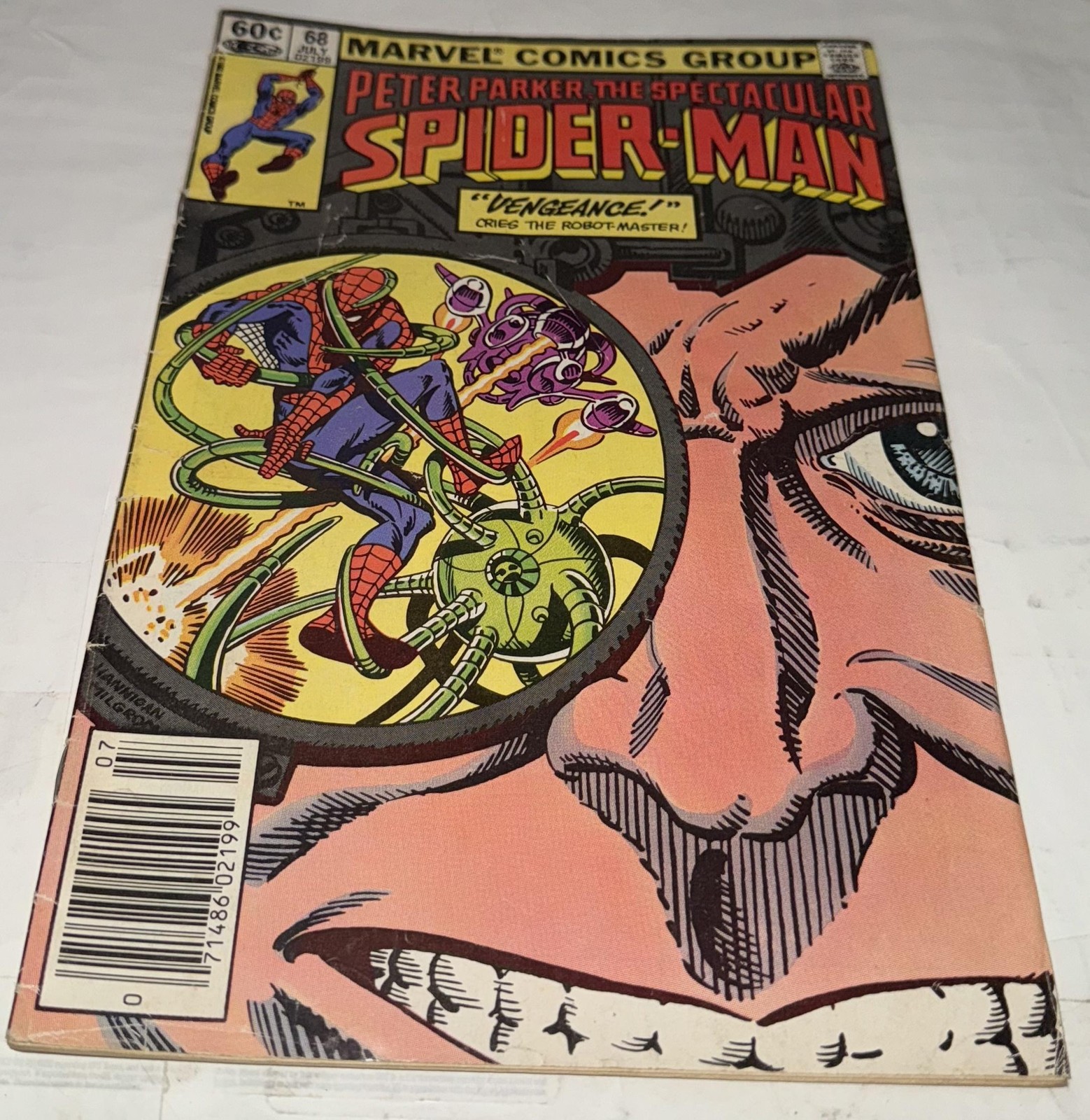 Vintage Marvel Peter Parker Lo Spettacolare Spider-Man #68 Fumetto 60¢ Edicola