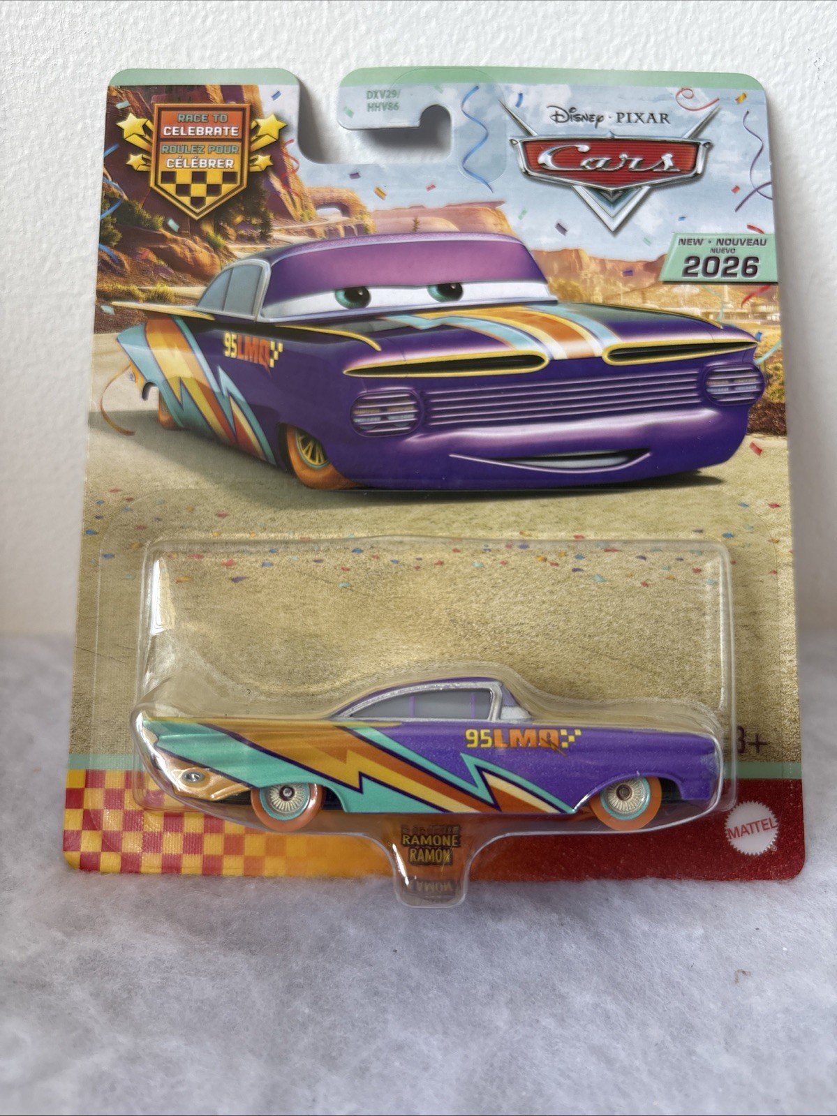 Disney Pixar Cars Ramone Race To Celebrate Diecast Car 1:55 Scale Collectible
