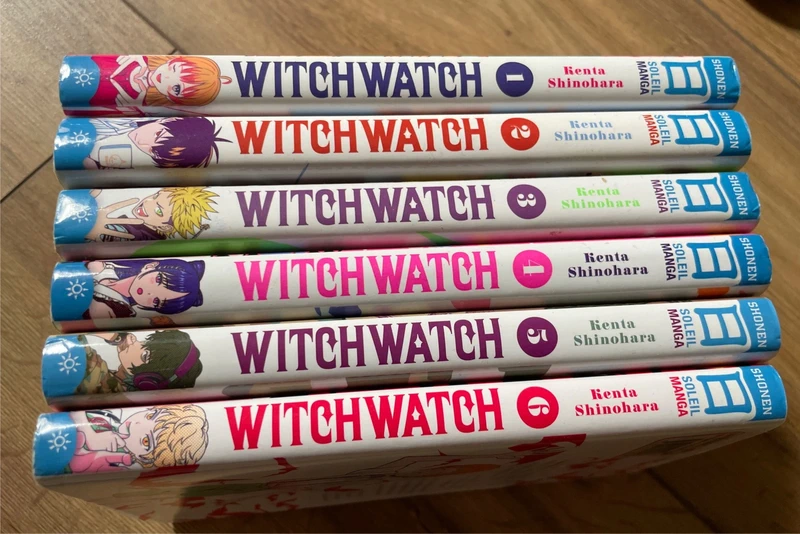 Lot de 6 manga Witch Watch