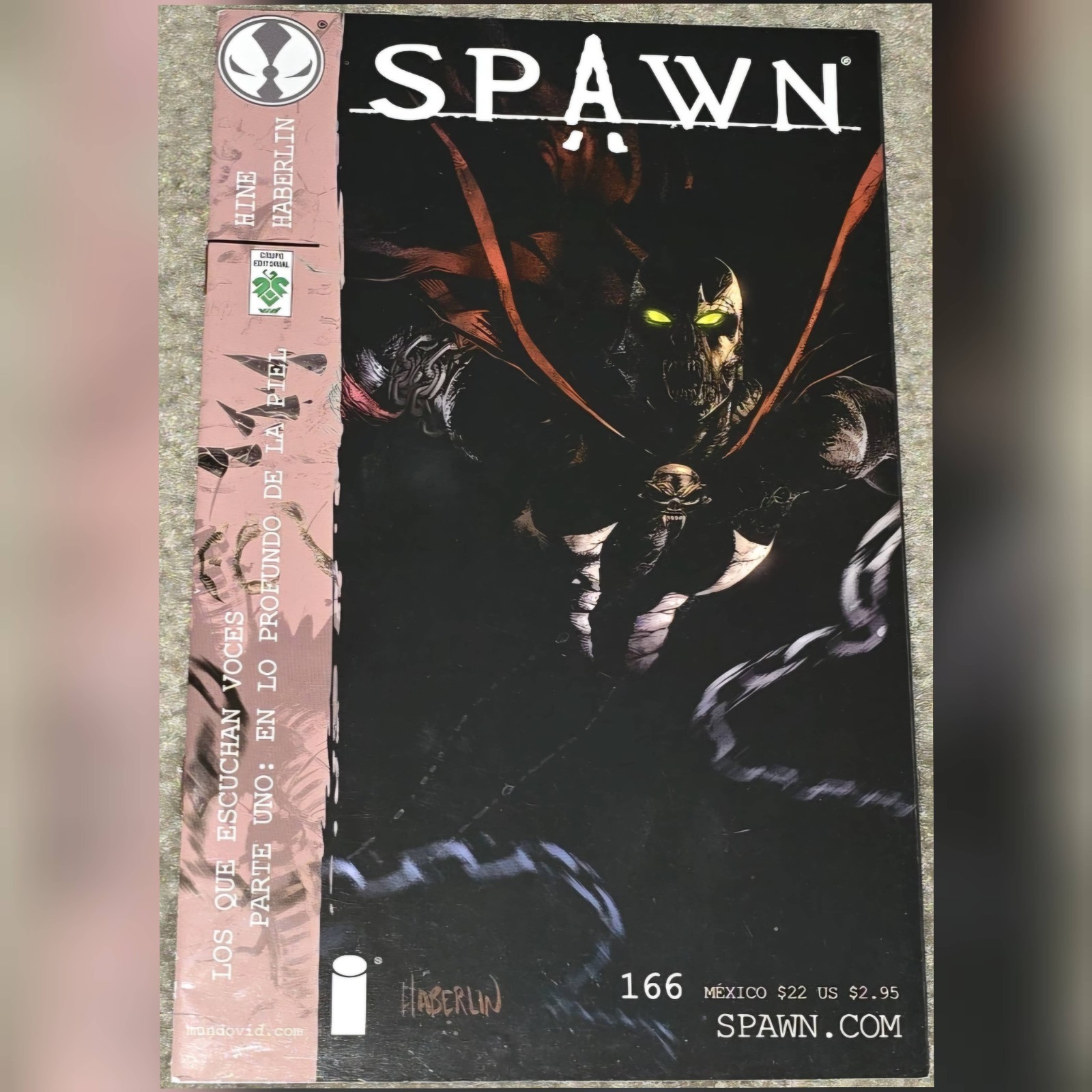 1 2007 Spawn 166 MX VID Brian Haberlin seconda seconda stampa 3000 variante chiave straniera