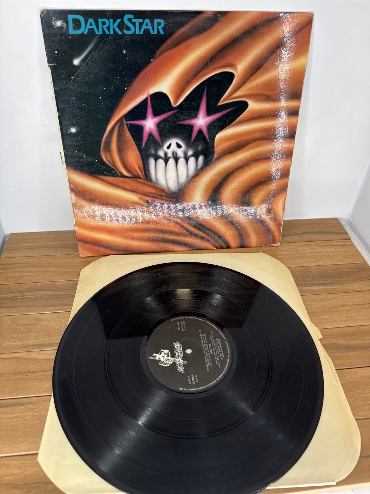 DARK STAR Self Titled Red Vinyl LP No Remorse Records Rare Reissue S/T