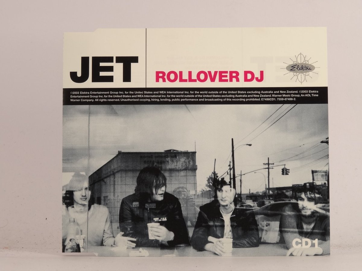 JET ROLLOVER DJ (CD 1) (K67) 4 Track CD Single plus Picture Sleeve ELEKTRA