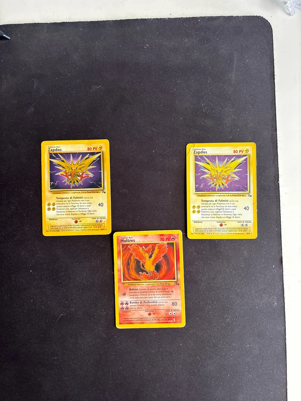 Carte Pokémon Moltres - Zapdos Ita