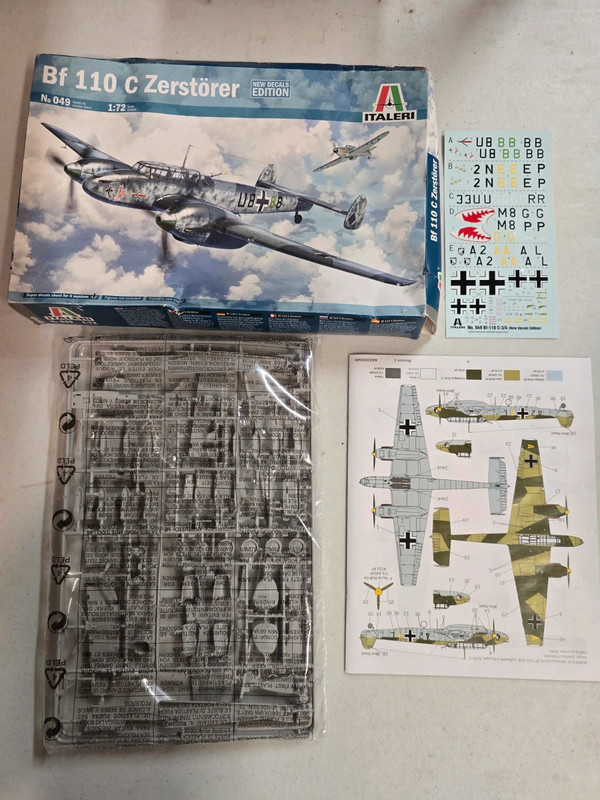 Maquette Italeri Bf 110 C Zerstörer – 1:72 – Réf. 049