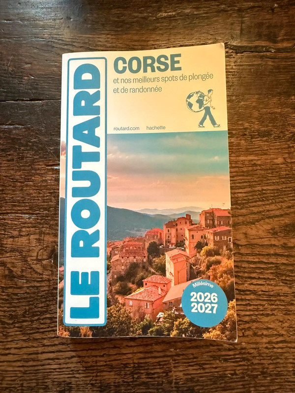 Guide du routard Corse dernière édition