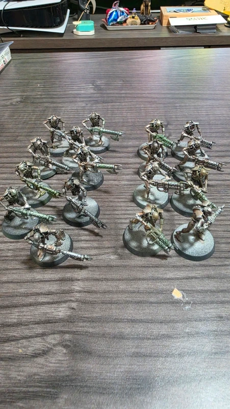 17 Guerreros necrones