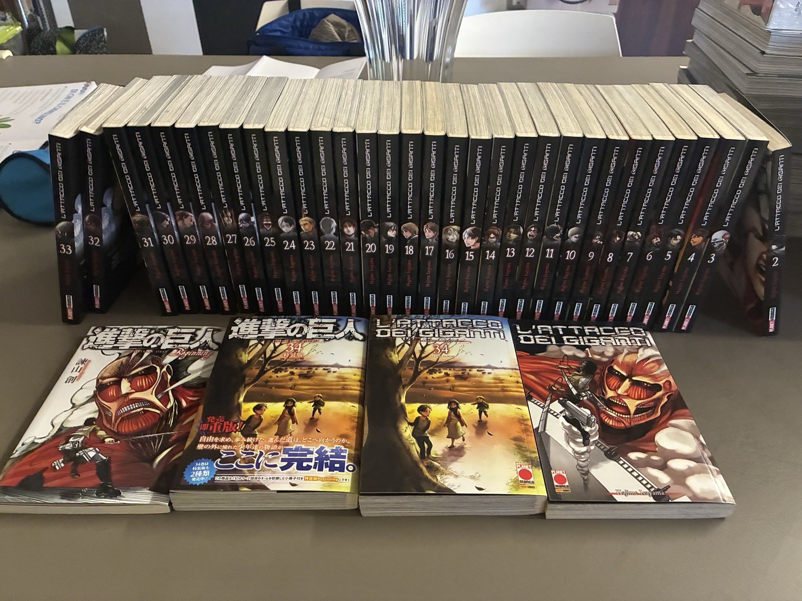 L’attacco Dei Giganti Voll. 1-34 + 34 Special In Giapponese - Panini planet 