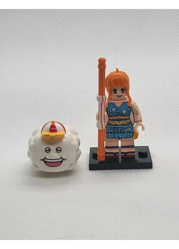 Figurine type Lego - One Piece - Nami (Lego-style figure)
