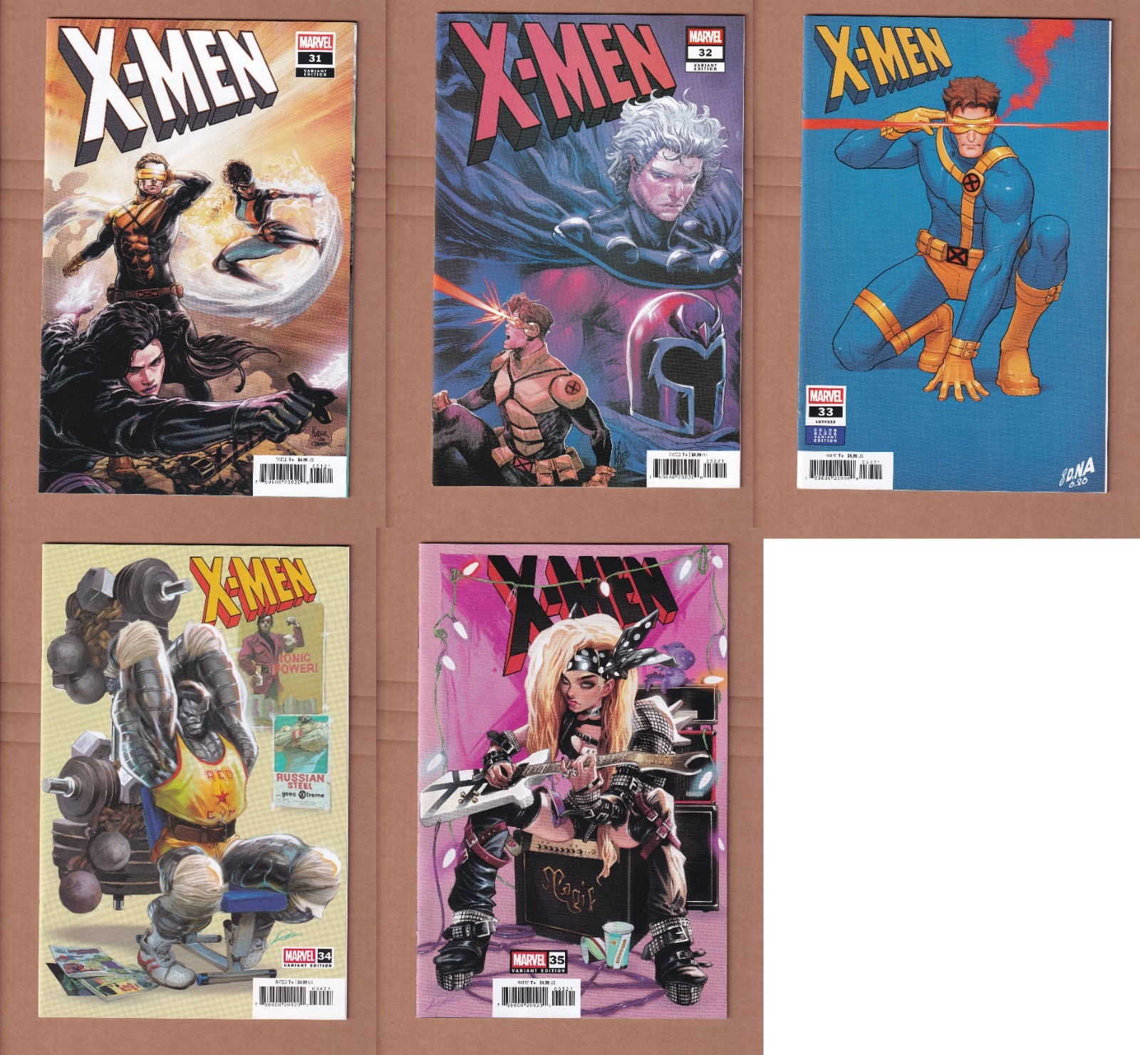 X-Men #31-35 (Marvel, Jed MacKay, Tony Daniel, 2026)