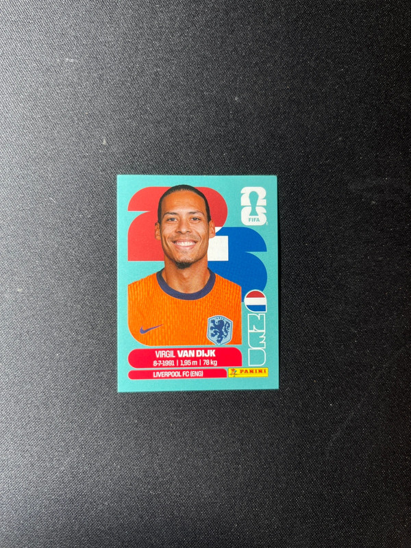 Van dijk figurinha copa 2026