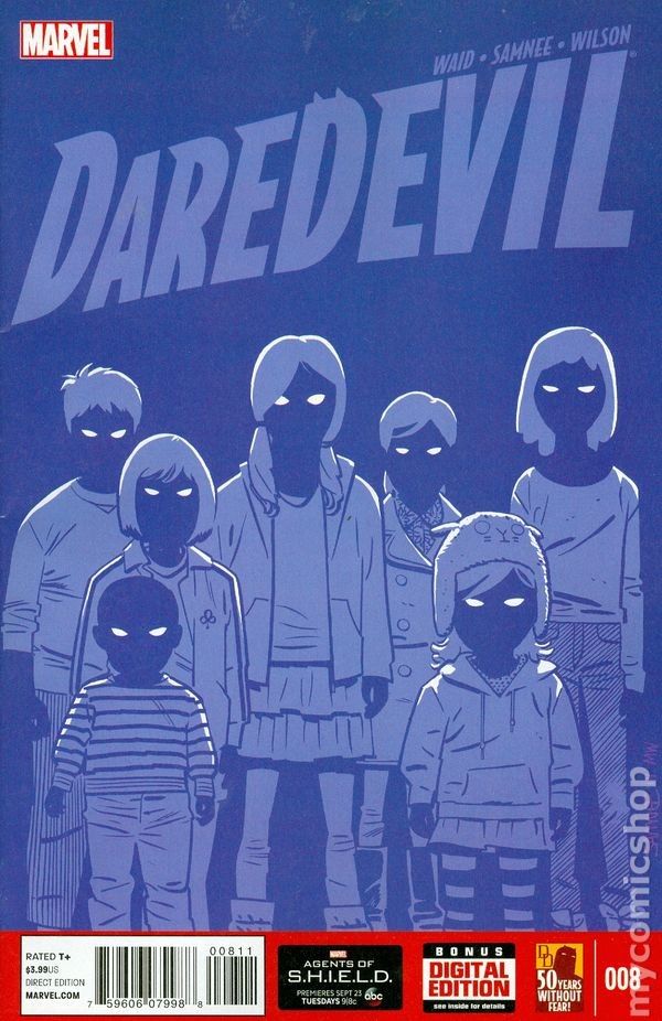Daredevil #8A Samnee FN 2014 immagine stock