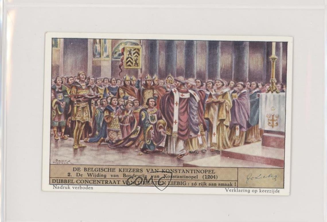 1950s Liebig Belgian Emperors of Constantinople S1539 Dutch #2 z6d