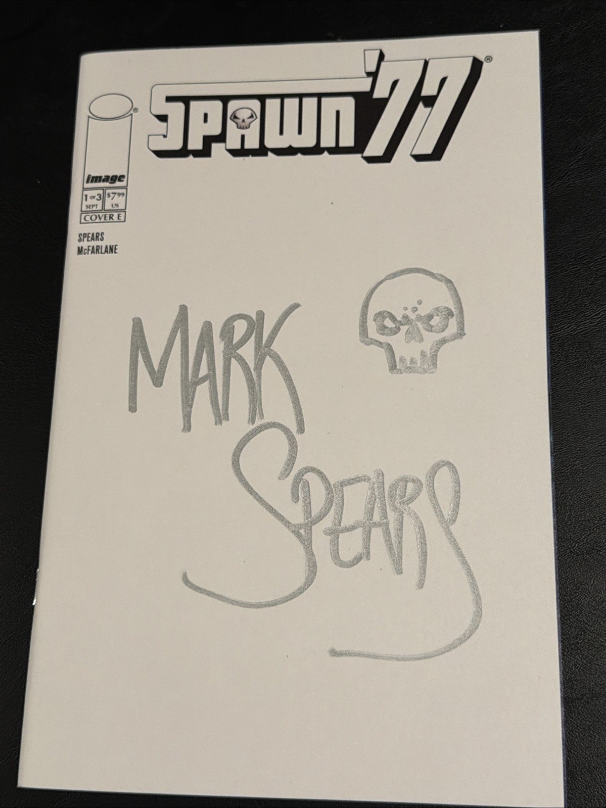 SPAWN 77 #1 SKETCH VARIANT SIGNED & REMARKED BY MARK SPEARS NYCC 2026