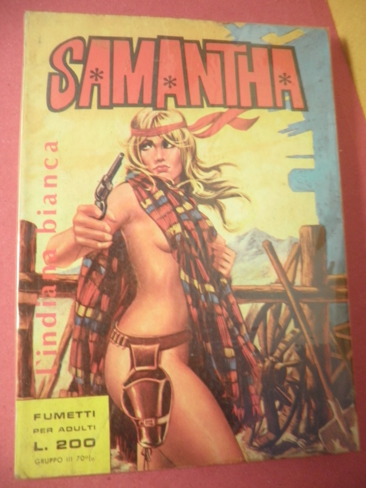 Samantha L'indiana Bianca N. 1 Fumetto di Resa OTTIMO
