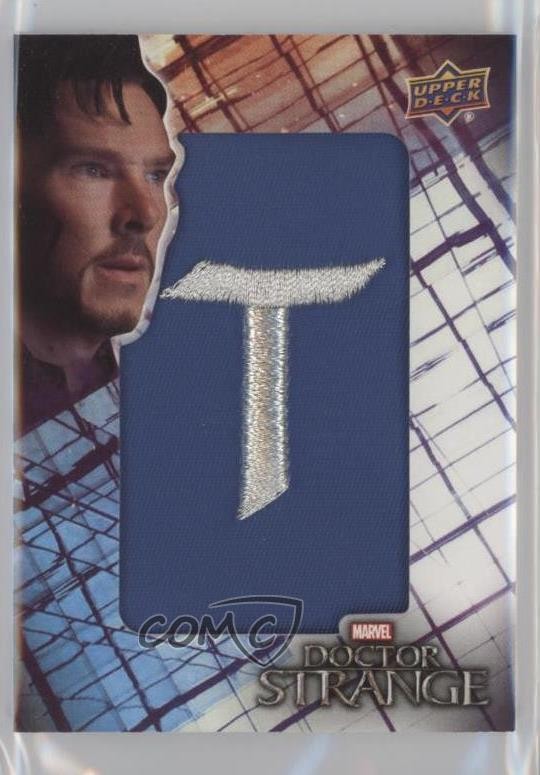 2016 Marvel Doctor Strange Lettermen Benedict Cumberbatch as #LPBC-8 Patch 5x5