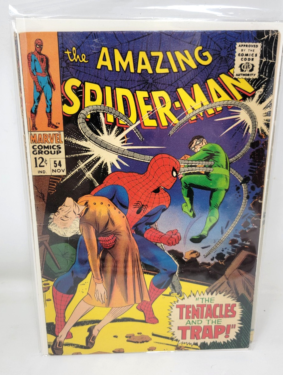 AMAZING SPIDER-MAN #54 1967 Doctor Octopus apparizione 6.0