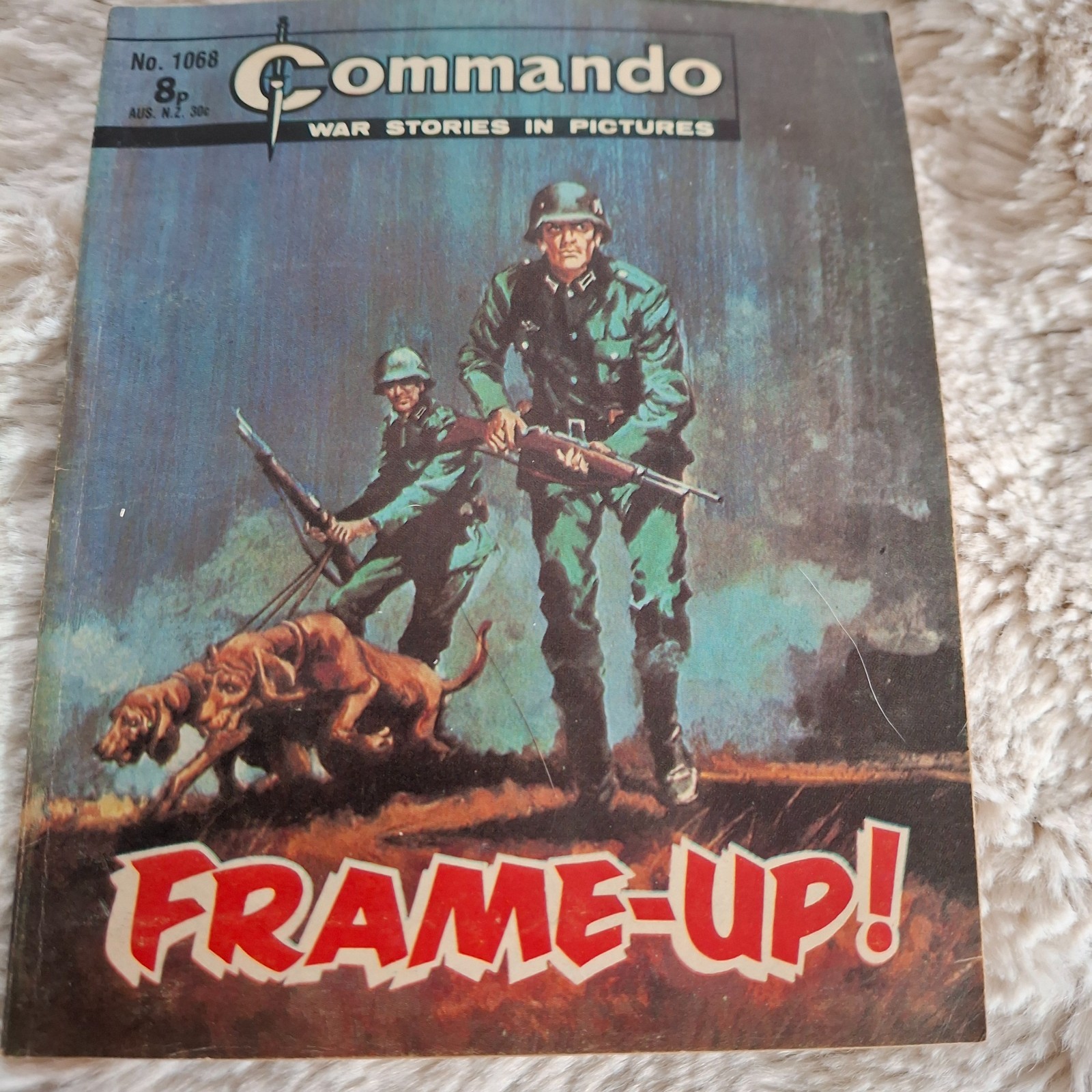 Commando Comic war stories in pictures . Frame-Up! Issue No. 1068