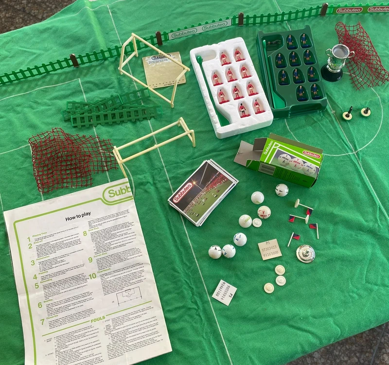 Subbuteo Set Completo Gioco da Tavolo Calcio Vintage