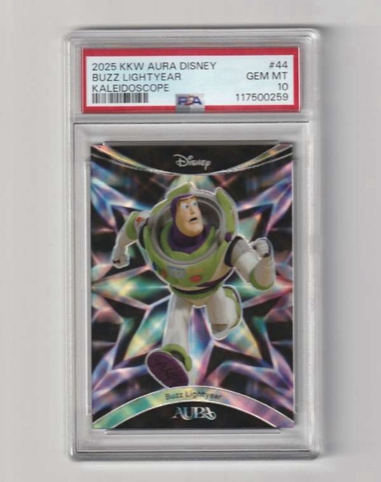 Buzz Lightyear Disney 2025 Kaleidoscope #44 PSA 10 Serial #/299 - POP 4 - RARE