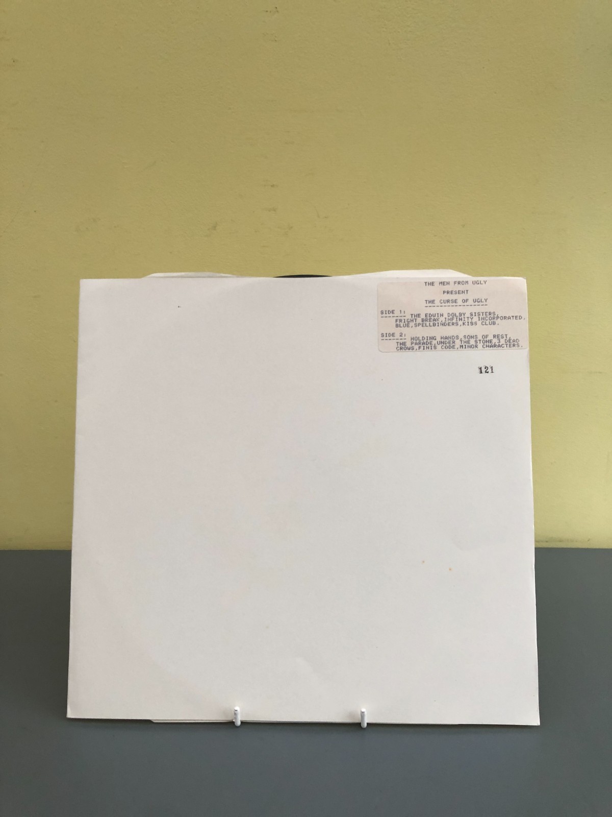 VARIOUS ARTISTS "THE CURSE OF UGLY" 1986 NUMBERED PRIVATE PRESS LP CAT # UGLP1