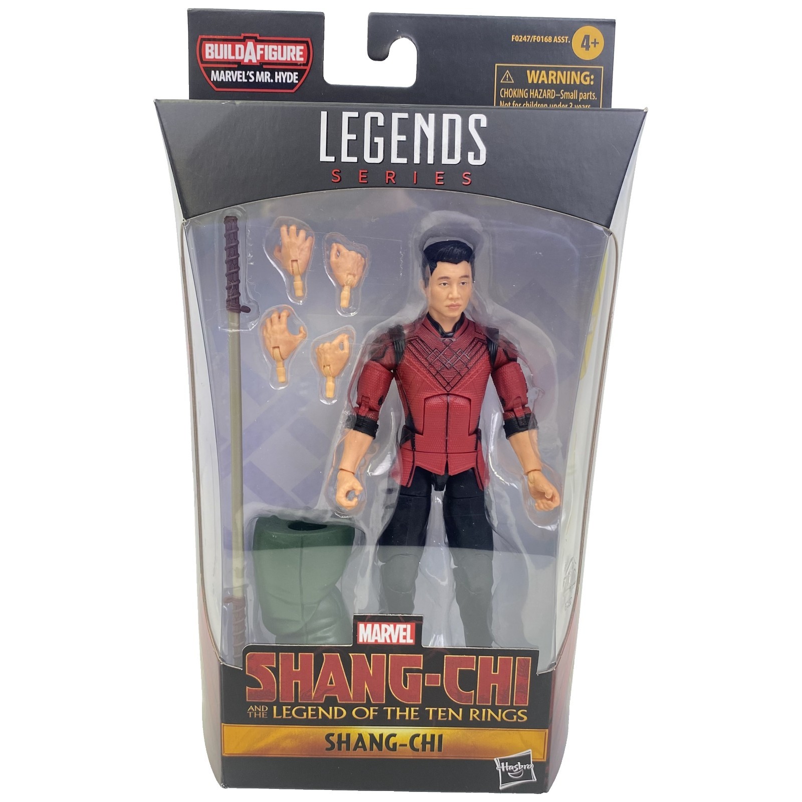 Marvel Legends Shang-Chi 6" Figure 2021 Hasbro Sigillato Nuovo Mr. Hyde BAF Wave
