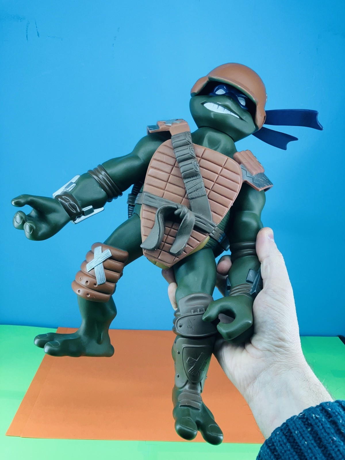 10241 Action figure vintage Giant Turtles 32 cm Jumbo 2004 Donatello playmates