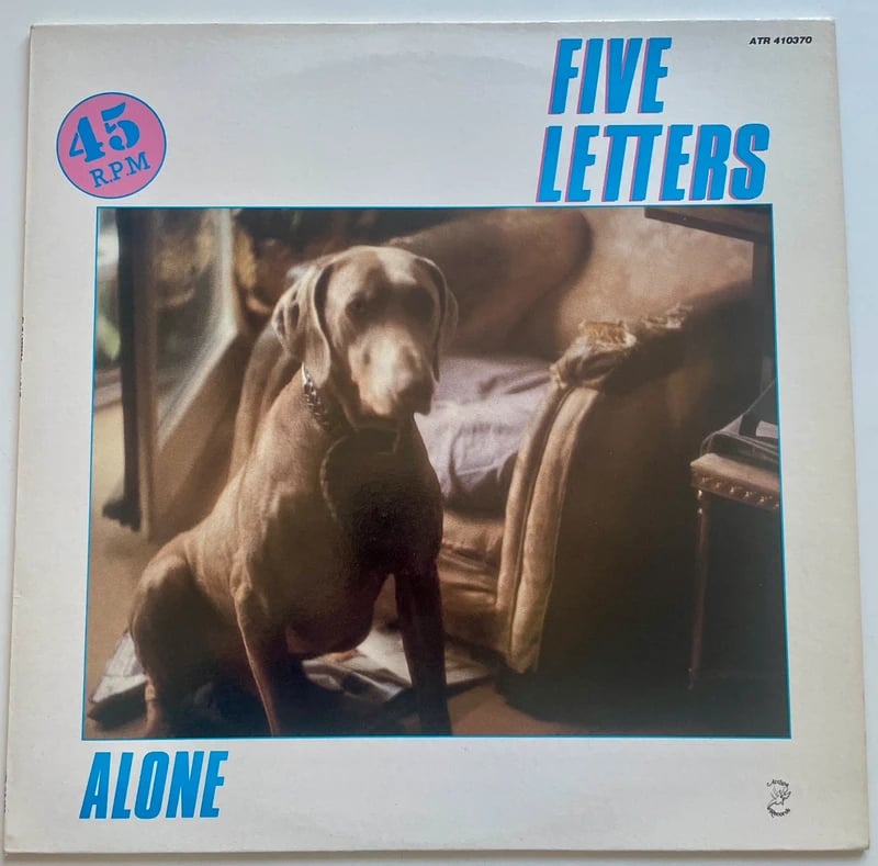 Disque vinyle maxi 45t - Five Letters - Alone