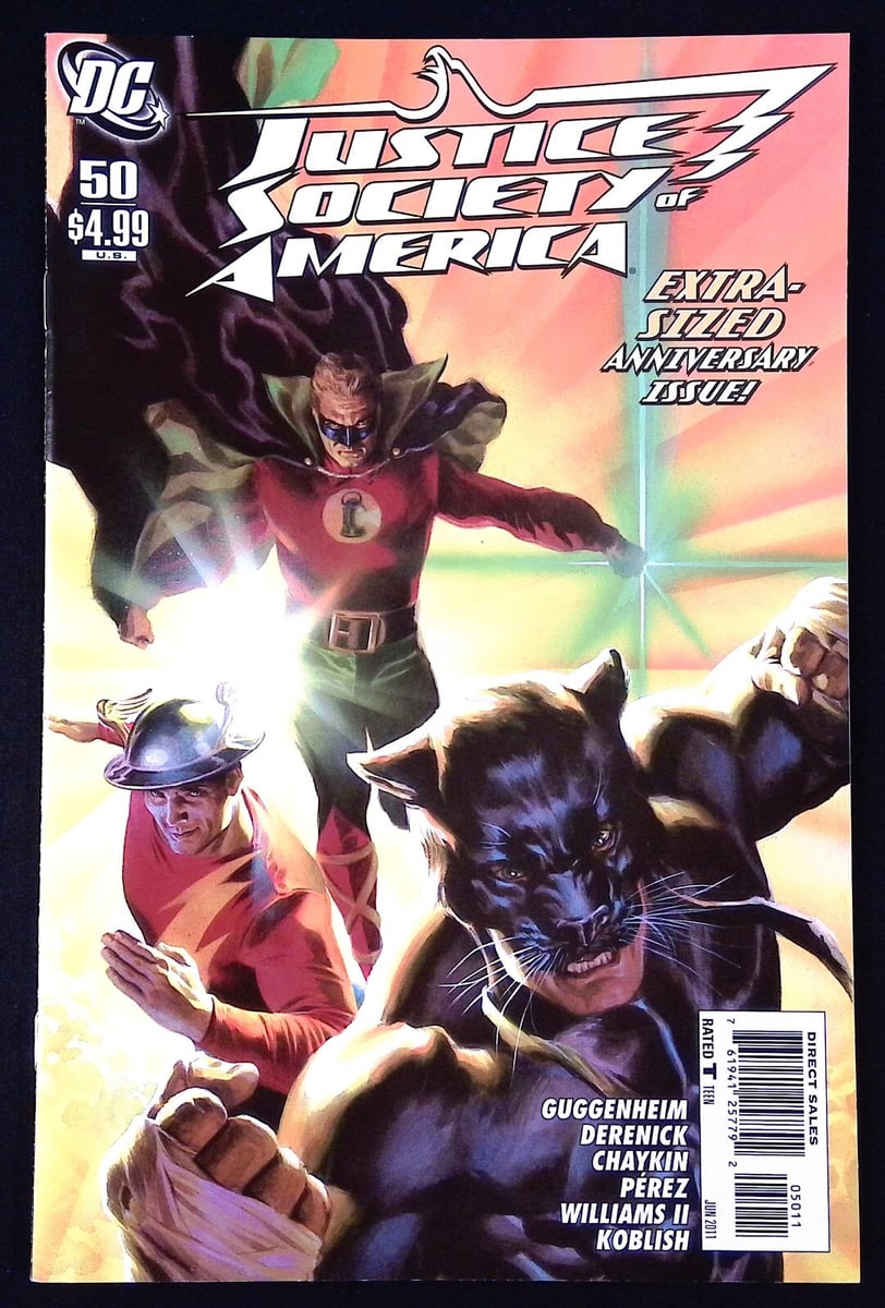 Justice Society of America 50 Mr Terrific Flash Lanterna Verde DC Comics