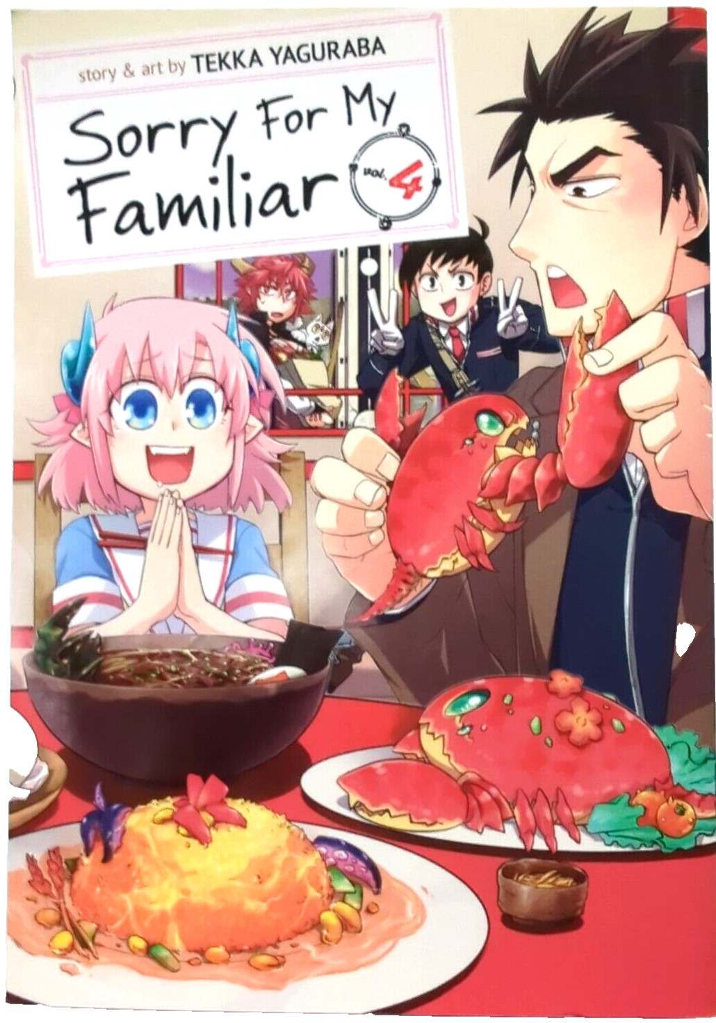 Sorry For My Familiar Vol 4 Manga, 2019, Tekka Yaguraba, Seven Seas 