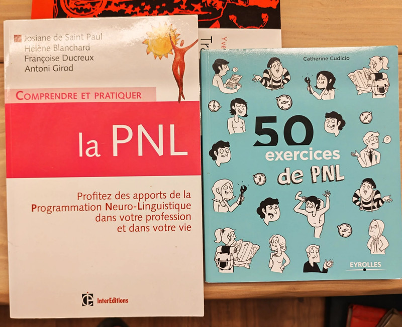 Lot 2 livres PNL – Programmation Neuro-Linguistique – Guide + exercices