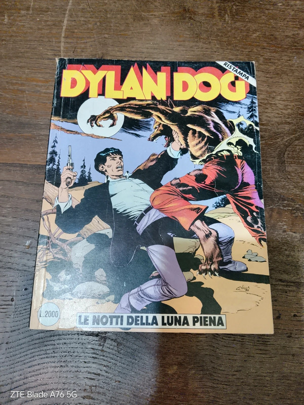 Dylan Dog n. 3 - "Le notti della luna piena" (Ristampa 1990)