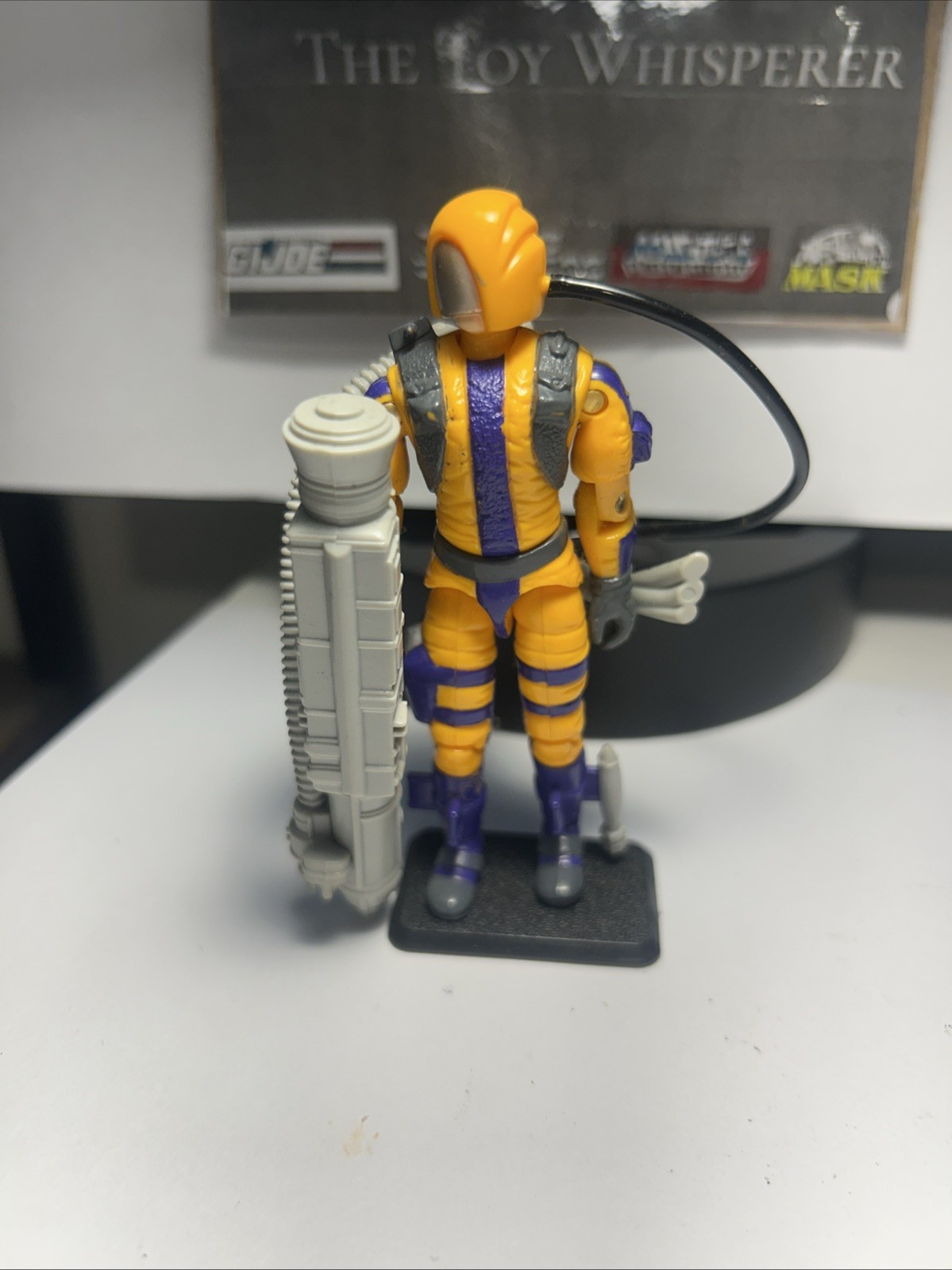 Vintage GI Joe Figure 1989 HEAT Viper With Some Accessories