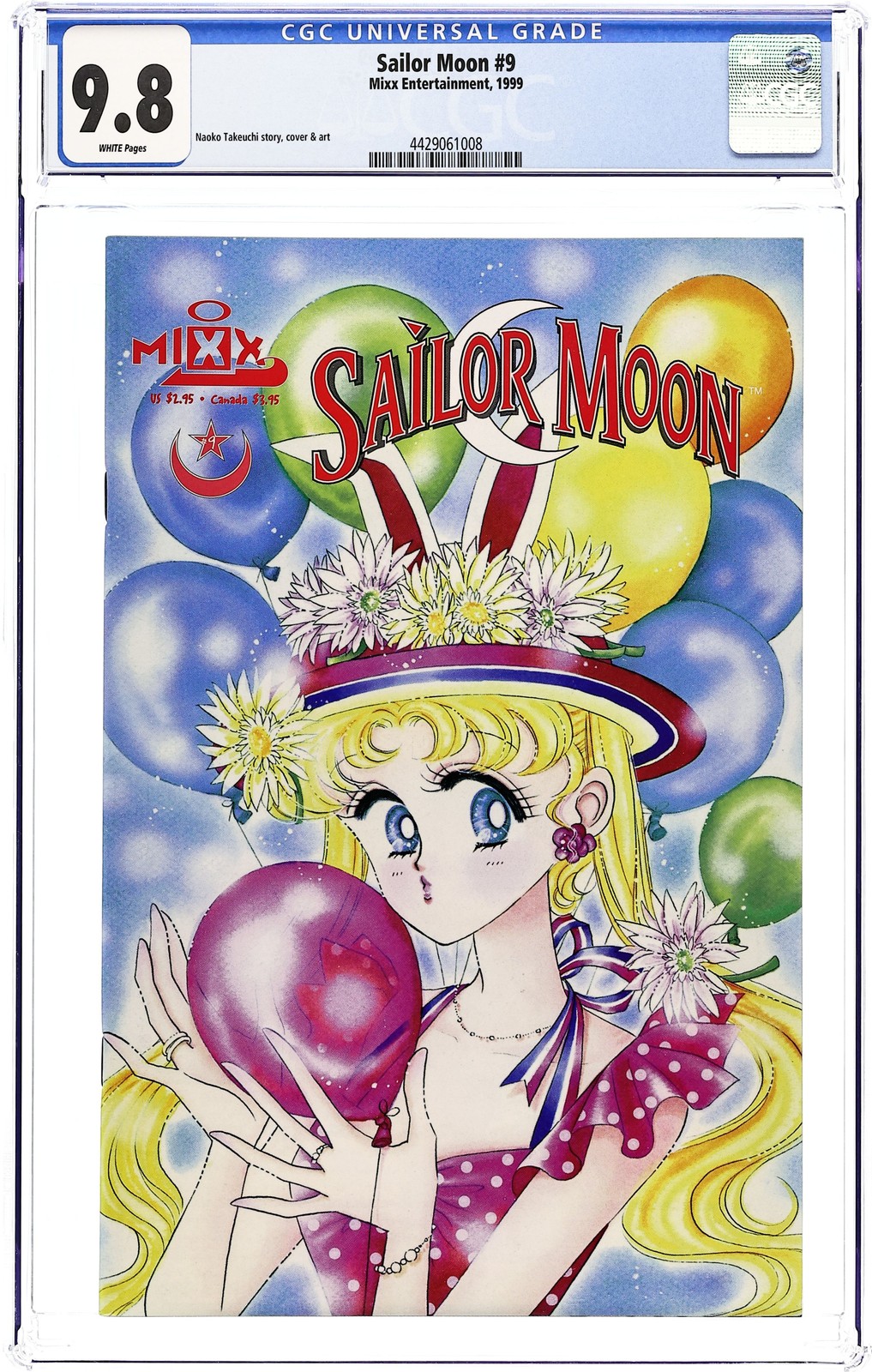 Sailor Moon #9 CGC 9.8 1999 4429061008
