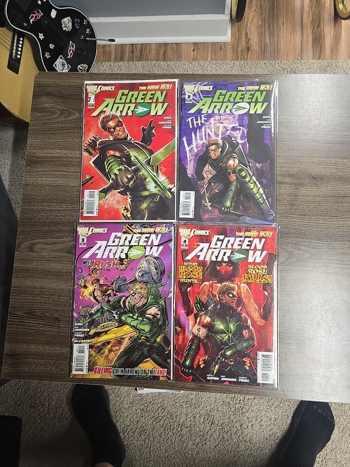 Freccia Verde #1 - #4 2011, DC The New 52, Red Rose Queen, Jurgens & Krul; Loc F