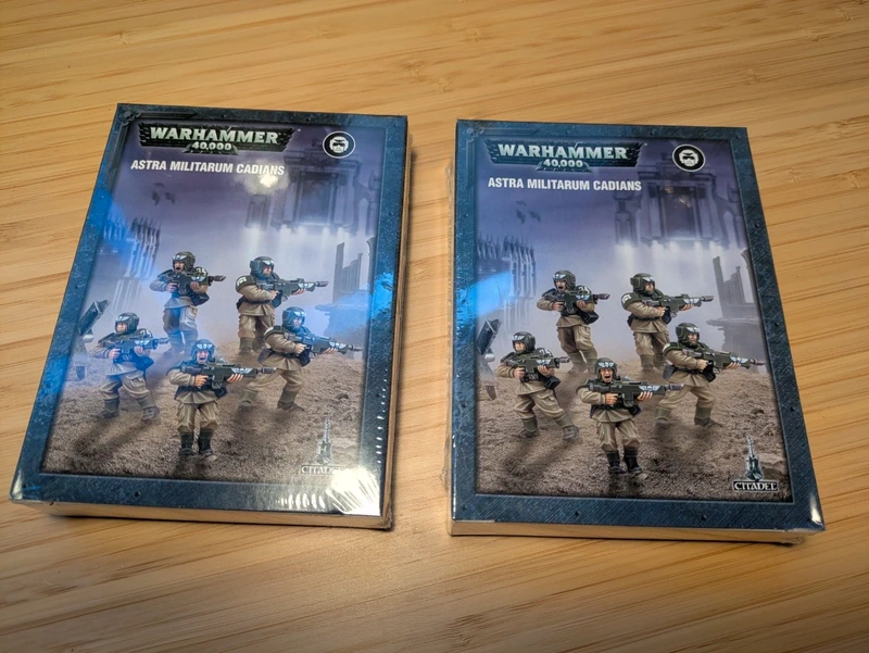 Warhammer 40k Astra Militarum Imperiale Armee Cadian Shock troops neu OVP