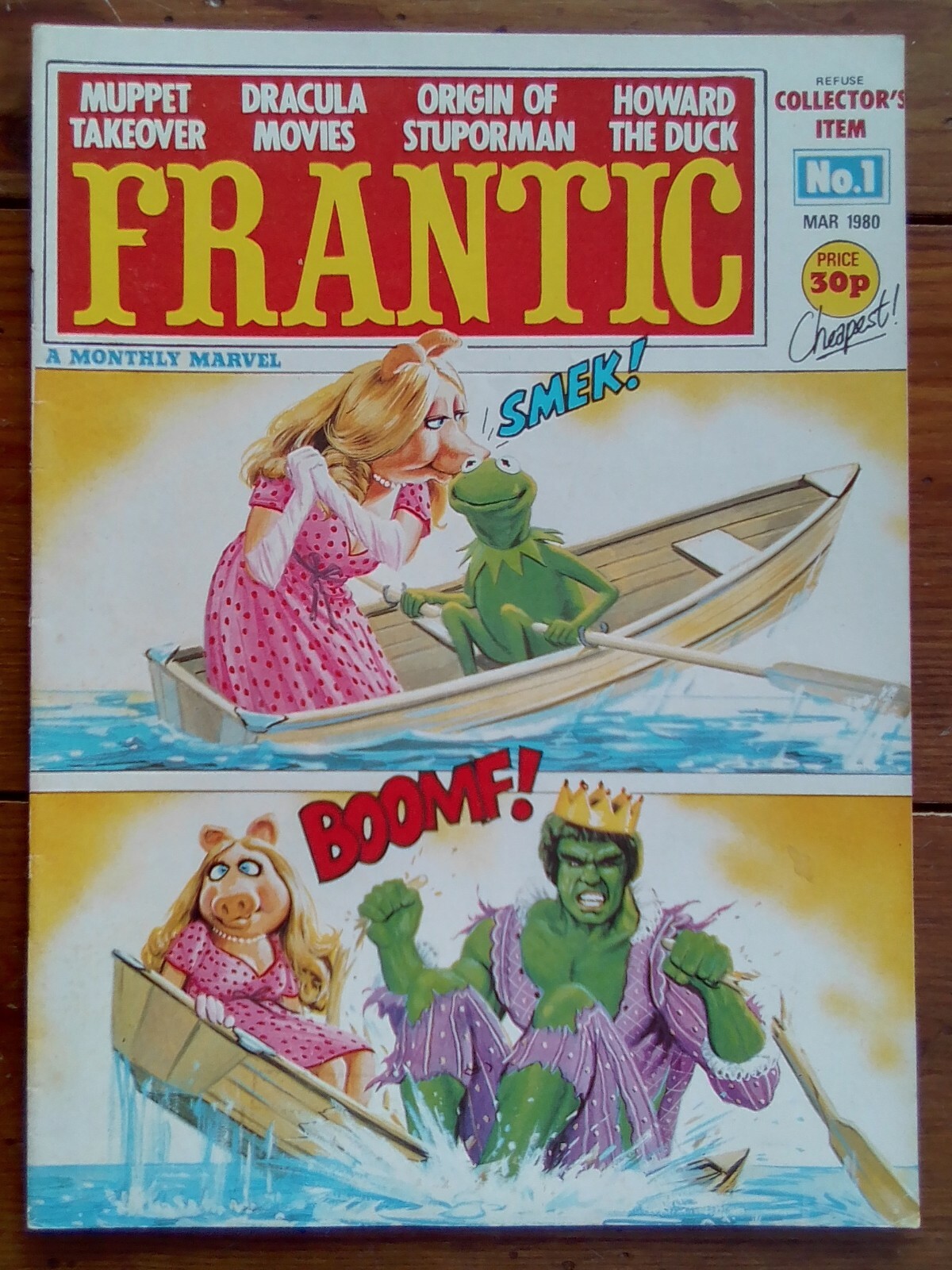 FRANTIC 1, MARVEL UK, MARCH 1980, FN