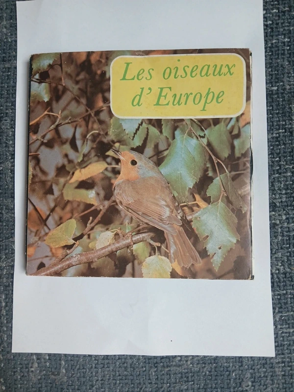 Vinyle 45 tours "les oiseaux d'Europe "