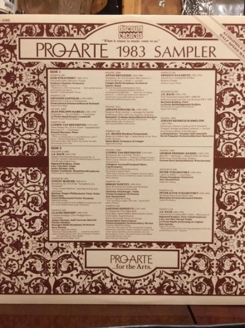 Various, Pro Arte 1983 Sampler, (LP, Comp), VG+, 4430492208
