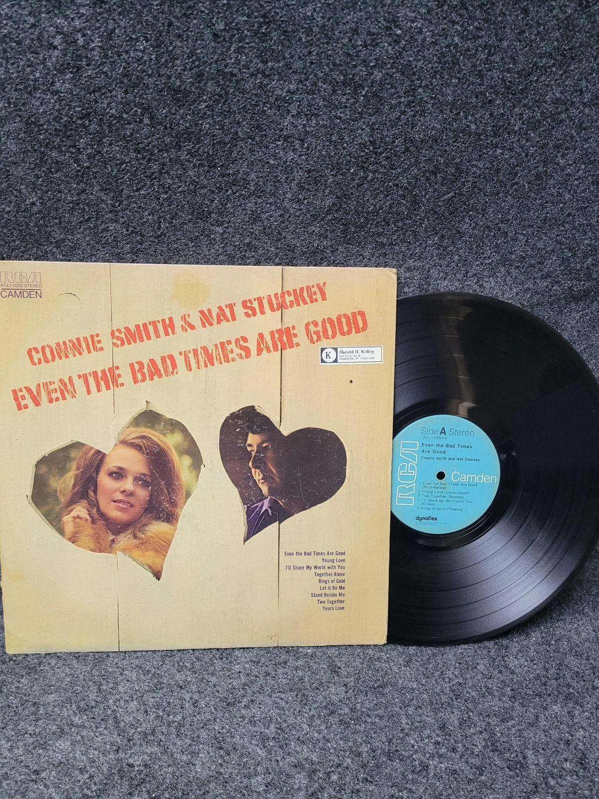 Vintage Connie Smith & Nat Stuckey Even The Bad Times Are Good Vinyl LP RCA
