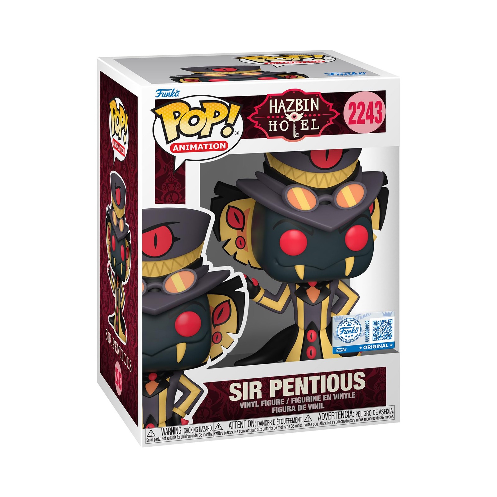 Funko POP! Animation: Hazbin Hotel - Sir Pentious - 1 in 6 chance of crKO