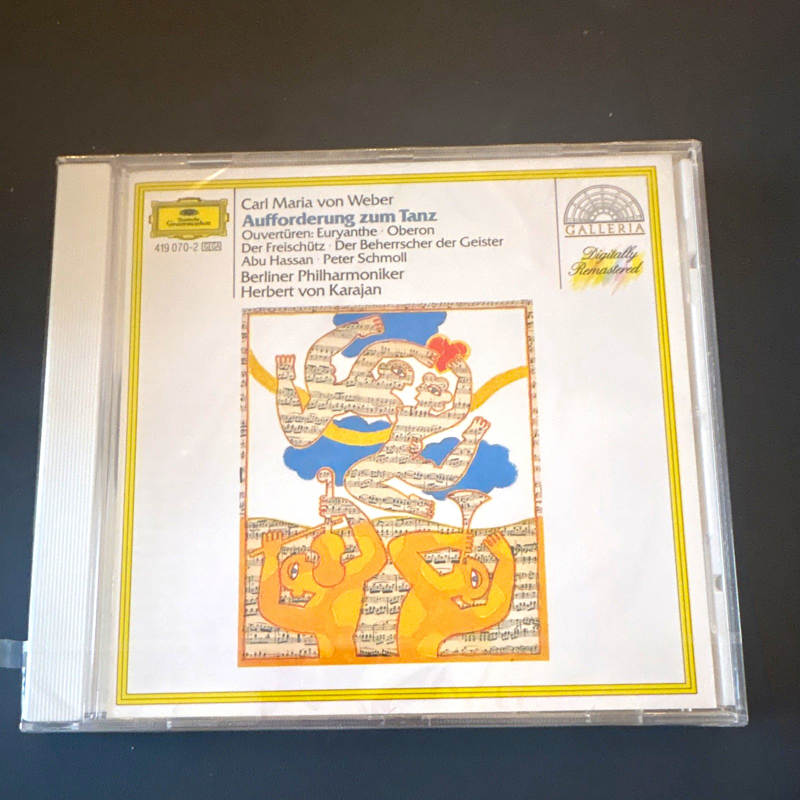 Deutsche Grammophon Weber Aufforderung zum Tanz Karajan/Berliner PO CD 1972