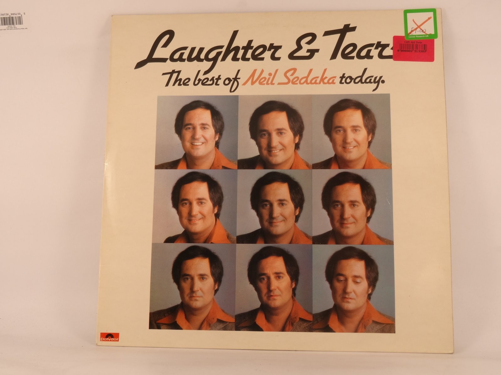 NEIL SEDAKA LAUGHTER AND TEARS THE BEST OF (427) LP POLYDOR