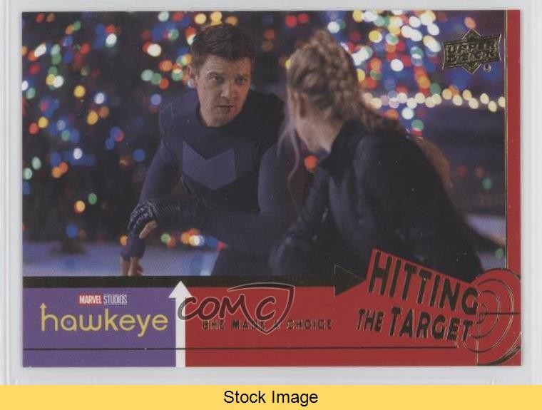 2023 Upper Deck Marvel Studios Hawkeye Red Clint Barton Yelena Belova READ 0l2